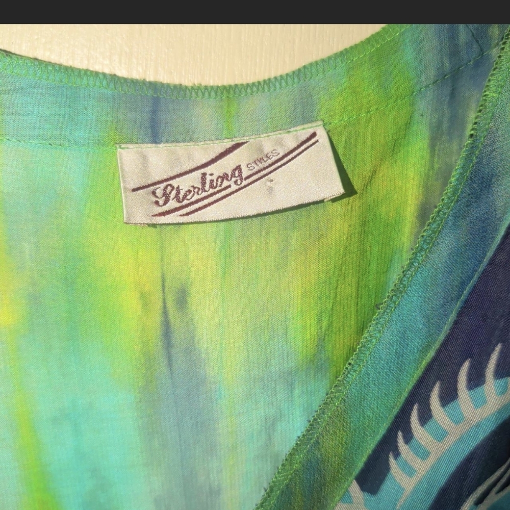 Colorful Button-Down Kaftan - image 2